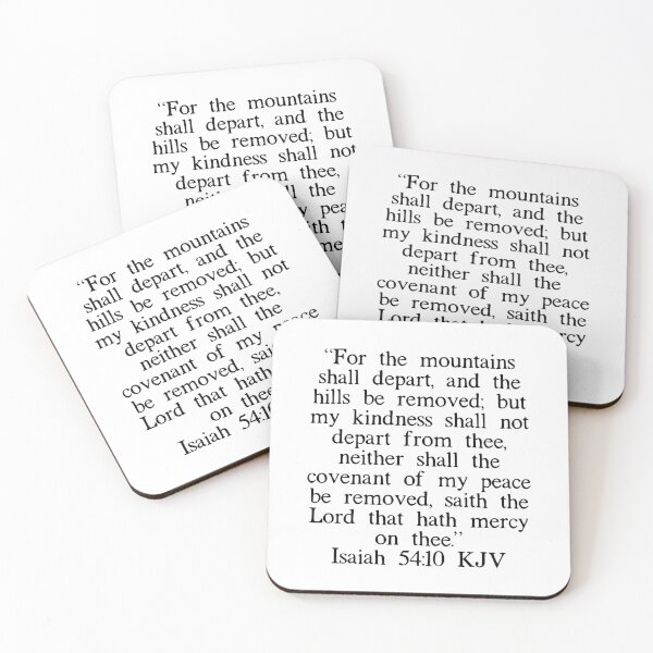 Item preview, Isaiah 54:10 KJV designed and sold by IBMClothing.