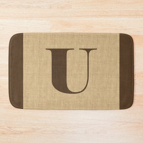 Item preview, Monogram Burlap Initial U designed and sold by Elsy's Art.