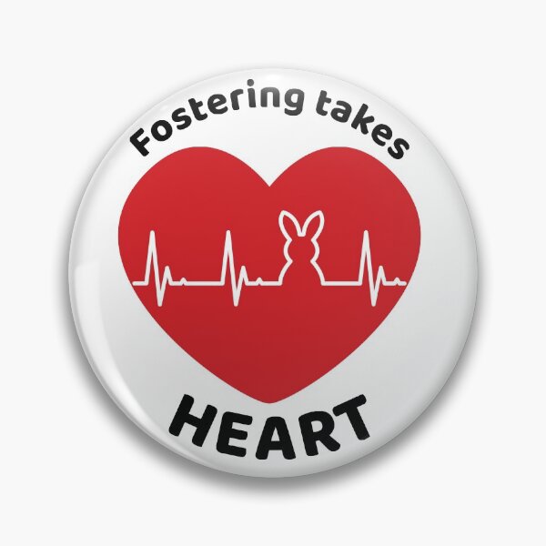 Item preview, Rabbit Foster Heart designed and sold by MSwiftDesigns.