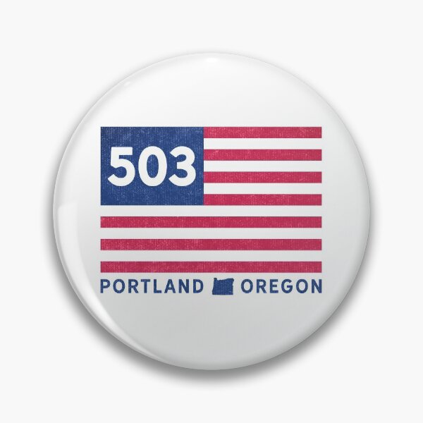 Item preview, Portland Oregon 503 American Flag USA Home Pride designed and sold by ripsydesigns.