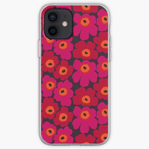 marimekko floral design iPhone Soft Case