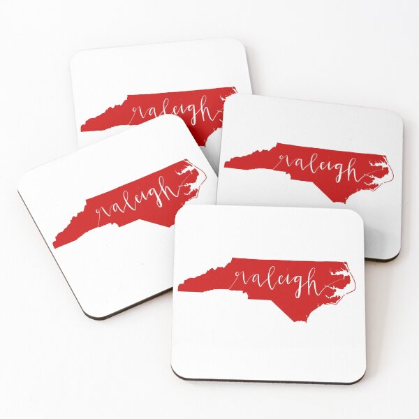 Item preview, Raleigh North Carolina State Outline Calligraphy designed and sold by Sarah Burk.