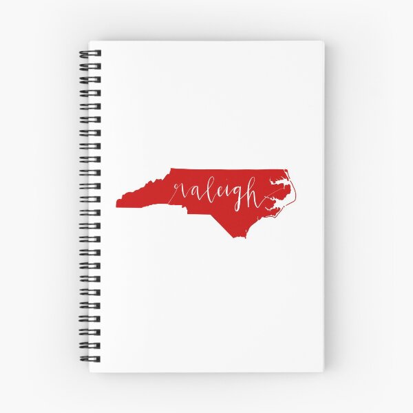 Item preview, Raleigh North Carolina State Outline Calligraphy designed and sold by Sarah Burk.
