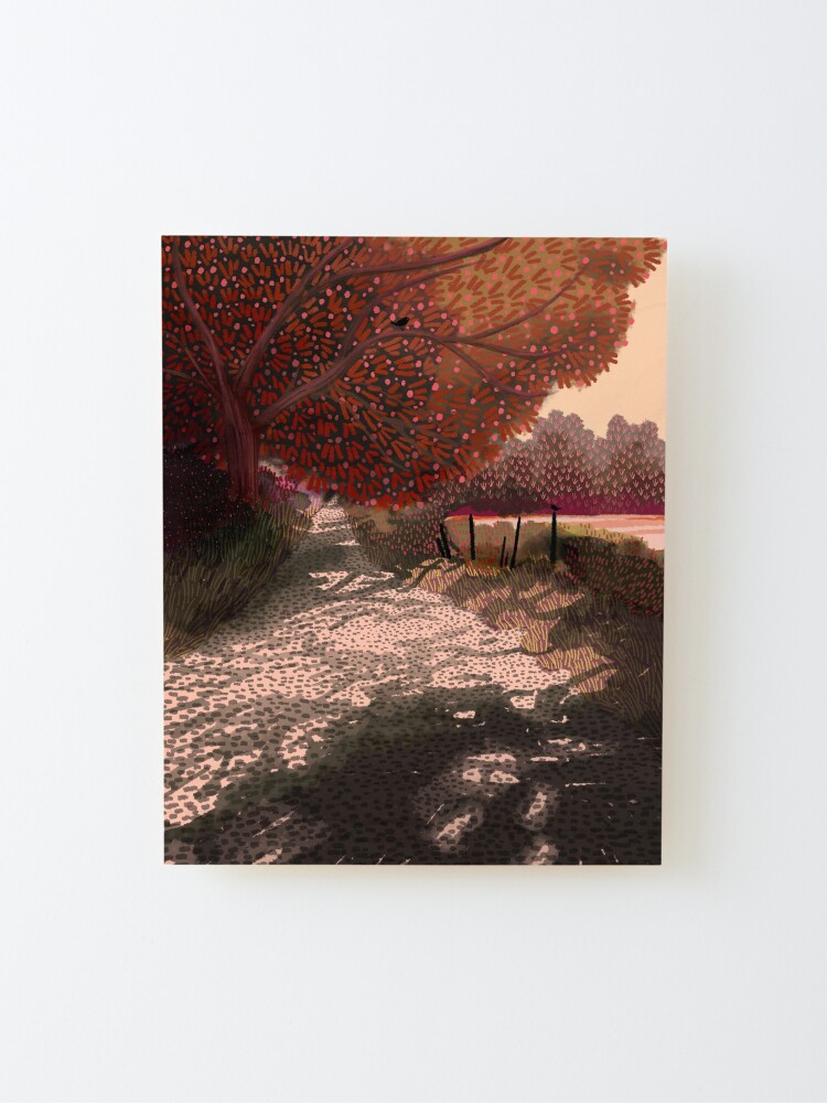 Alternate view of The Long Road Mounted Print