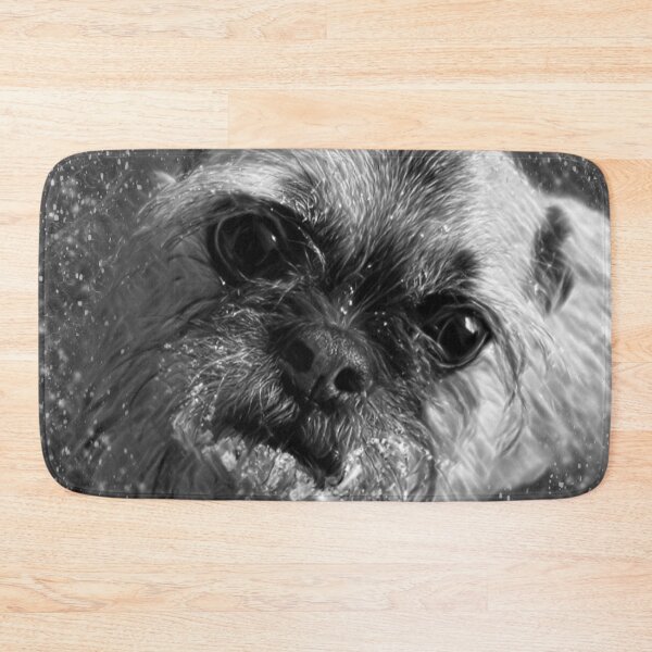 Item preview, Scruffy Pug Mix In The Snow designed and sold by Zurickdesigns.