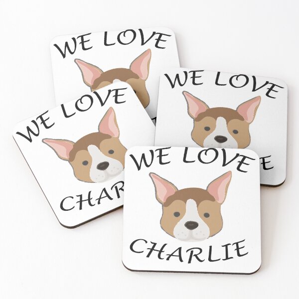 Item preview, WE LOVE CHARLIE ! PUPPY LOVERS GIFT designed and sold by TheAwesomeMiro.