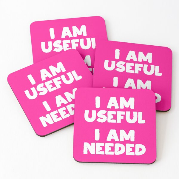 Item preview, I am Useful. I am Needed. | Life | Quotes | Pink designed and sold by Wintre2.