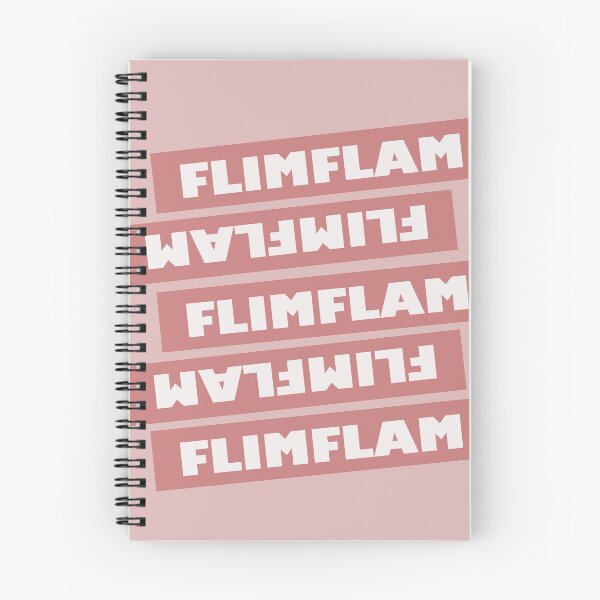 Aperçu de l'œuvre Flimflam - Typographie en rose créée et vendue par EvaWolf.