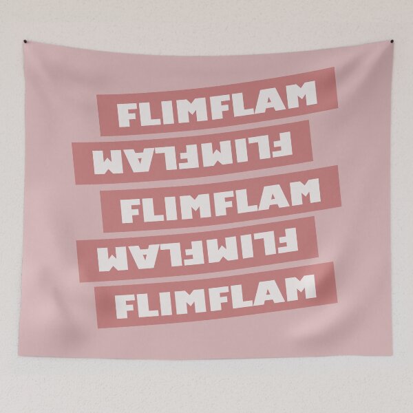Item preview, Flimflam- Typography in Pink designed and sold by EvaWolf.