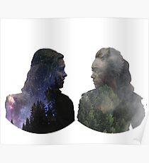 Clexa - The 100 - Face to Face Poster