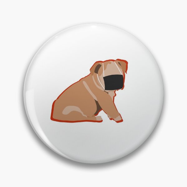 Item preview, Masked Bulldog with Red Background designed and sold by gaf1852.
