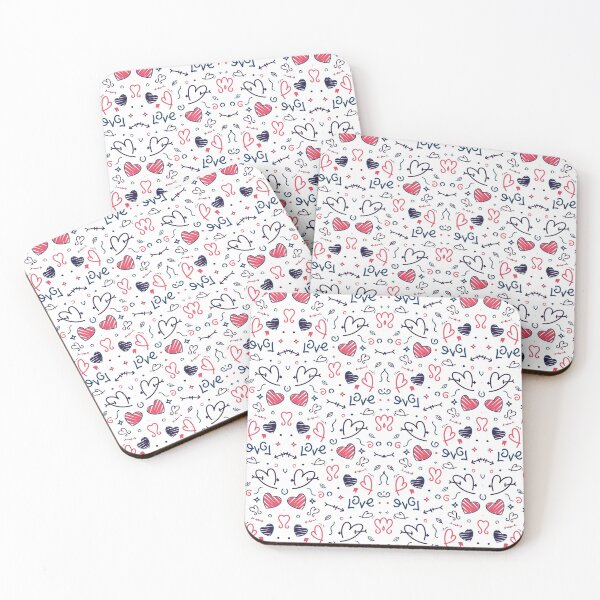 Item preview, Cute Heart Doodle Pattern designed and sold by Laura Vancleave.