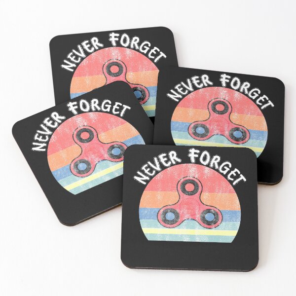 Item preview, Never Forget the Fidget Spinners - Vintage Retro Style designed and sold by FunSilly.