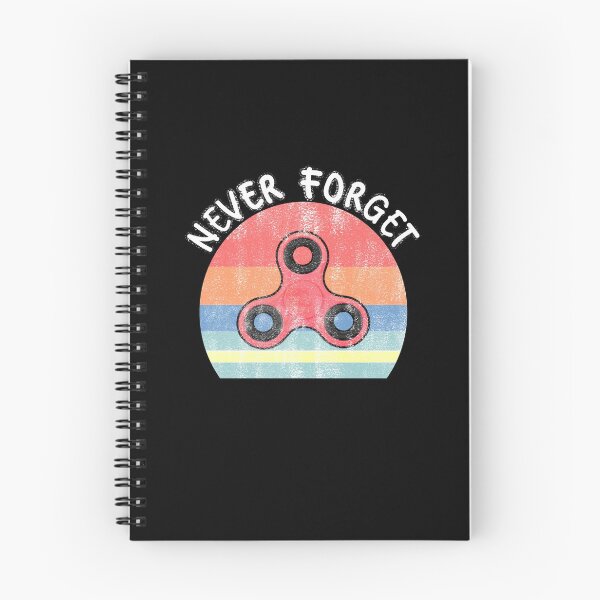 Item preview, Never Forget the Fidget Spinners - Vintage Retro Style designed and sold by FunSilly.