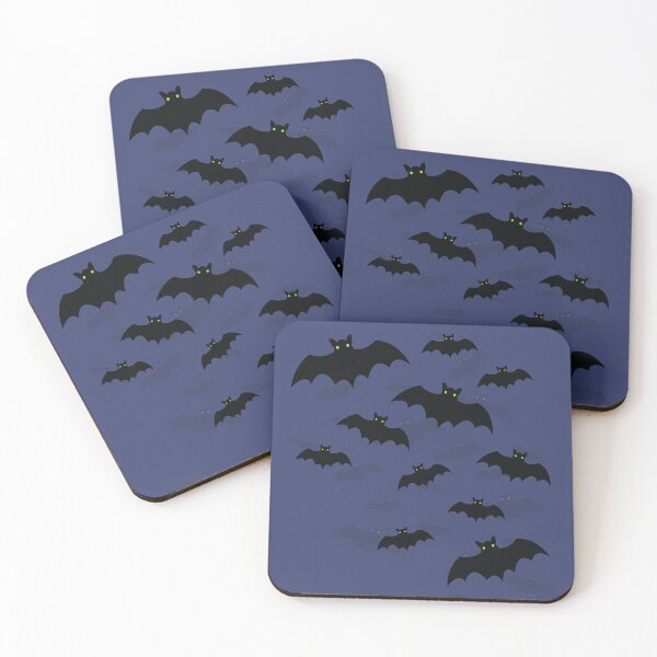 Item preview, Swarm of Glowy Eyes Bats - Halloween designed and sold by TheMajesticGoat.