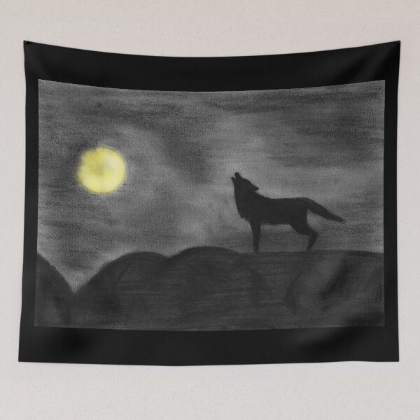 Item preview, wolf designed and sold by Tanja Raudaschl.
