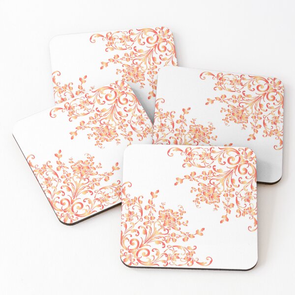 Item preview, Pastel Floral Folk Art- Alpana designed and sold by Artcapturingart.