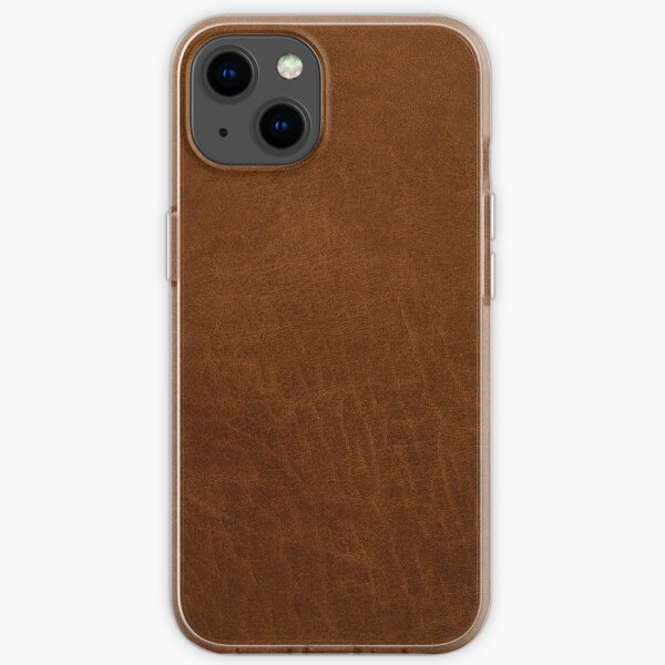 leather textured iPhone Soft Case