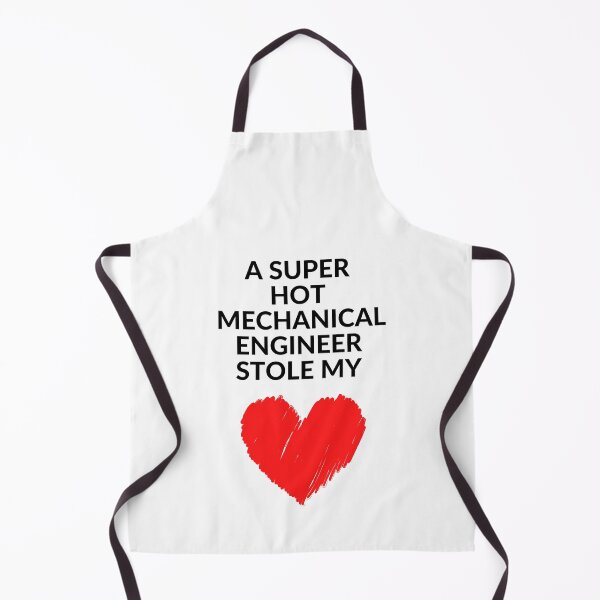 Item preview, Hot Mechanical Engineer Stole my Heart  Funny mechanical engineering quote designed and sold by OneTimeEngineer.
