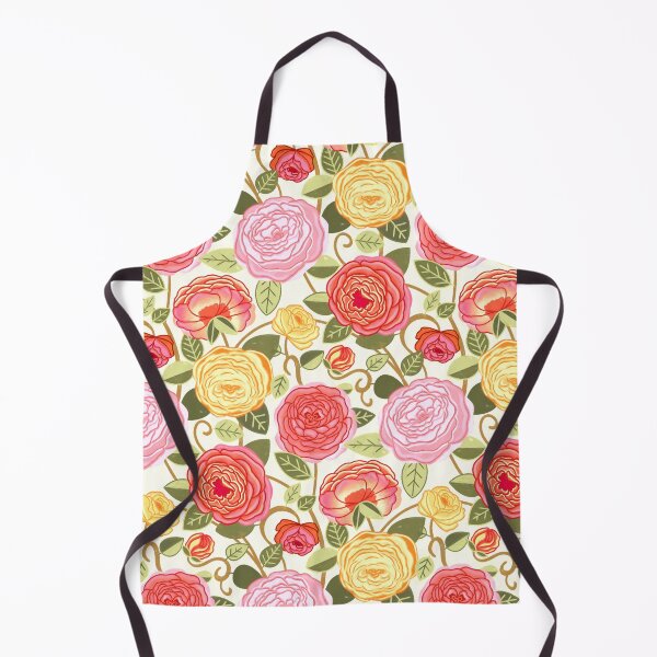 Item preview, Warm Pastel Climbing Rosa Vines designed and sold by TigaTiga.