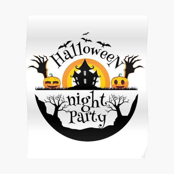 Halloween night Party Poster