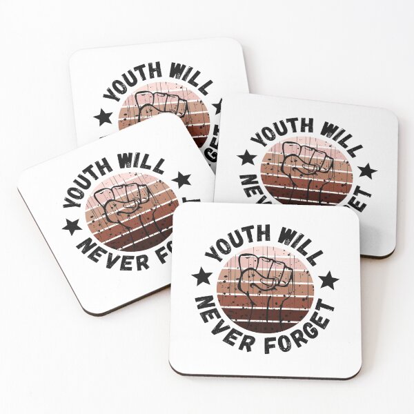 Item preview, Youth will never Forget, We will remember every social/racial injustice, We will protest, We are not alone and together we'll Rise designed and sold by SAVWIS.