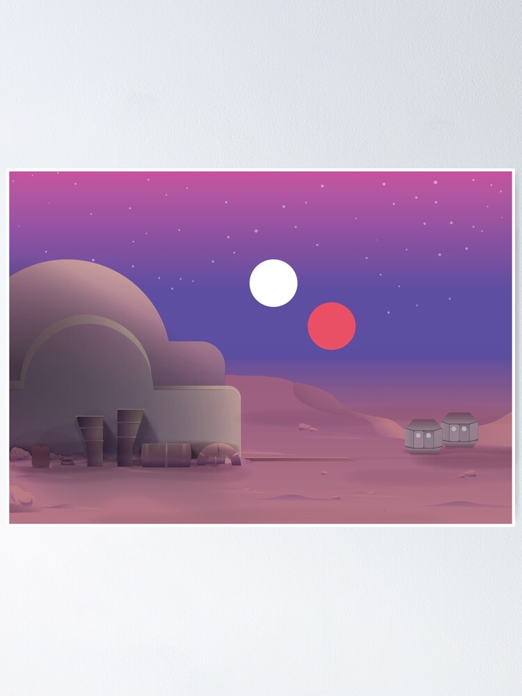 Star Wars Inspired Tatooine Wall Art, Minimalist Star Wars Wall Art, Star  Wars Planets, Modern Star Wars Wall Art, Star Wars Art Gift 