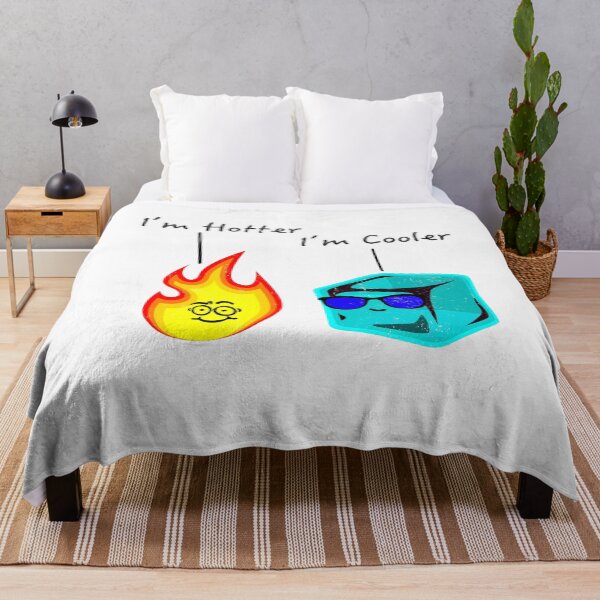 Item preview, Ice Fire Cooler Ice Cube Hot Flame, I'm Hotter, Cooler designed and sold by tarek25.