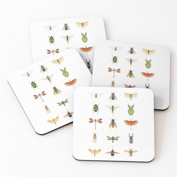 Item preview, Insectos Escarabajos Moscas Ilustración Diseño Arte designed and sold by TriadArtDesign.