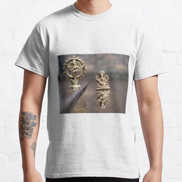 Lord Ganesh reflections in the water with Natraja in the background Classic T-Shirt