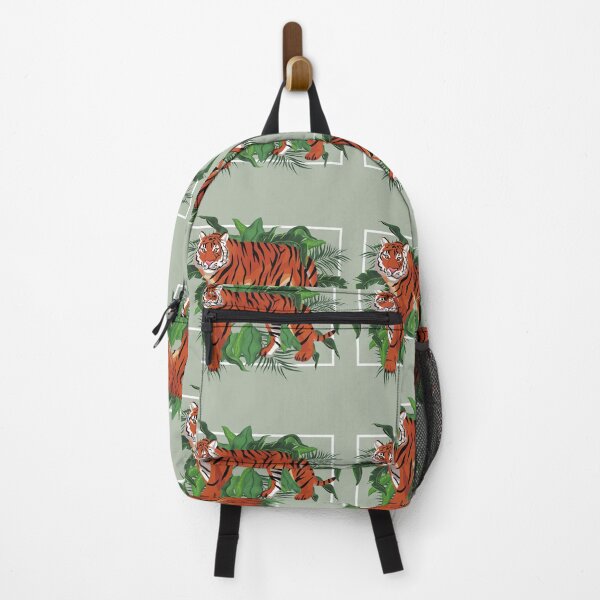 Item preview, Green plants fierce tiger pattern gift design designed and sold by Michael Schmidt.