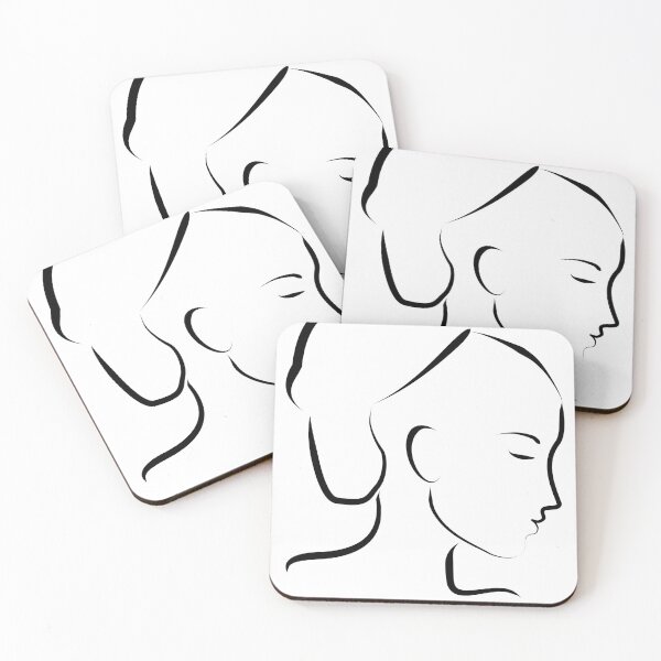 Item preview, Black and White Woman's Face Fashion Art designed and sold by YLCDesigns.