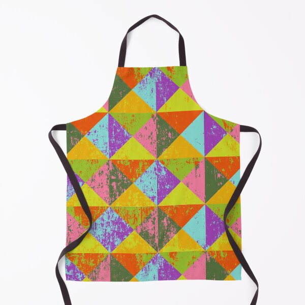 Item preview, Multicoloured squares and triangles pattern designed and sold by tjf-artworks.