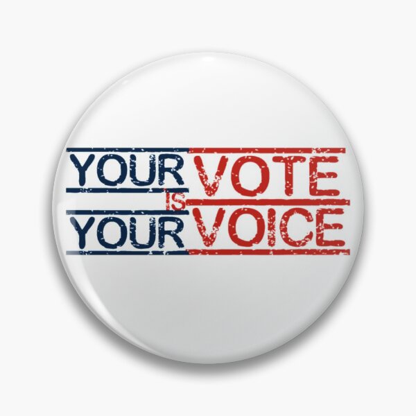 Item preview, YOUR VOTE IS YOUR VOICE designed and sold by OMdesign10.
