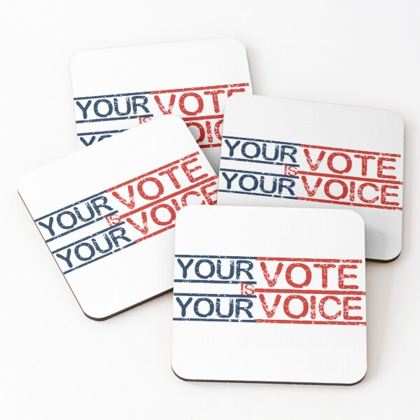 Item preview, YOUR VOTE IS YOUR VOICE designed and sold by OMdesign10.