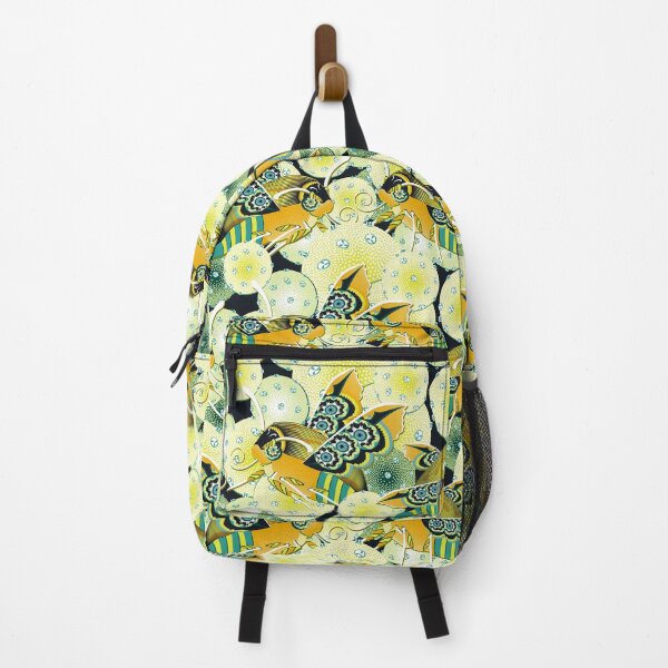 Item preview, Pollen and Sphingidae, Yellow on a black background designed and sold by Alex  Blud.