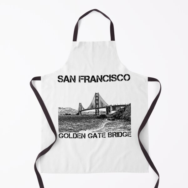 Item preview,  the landmark of San Francisco in the US state of California as a cool black and white picture font design. Super suitable for all USA fans and California tourists! designed and sold by GeogDesigns.