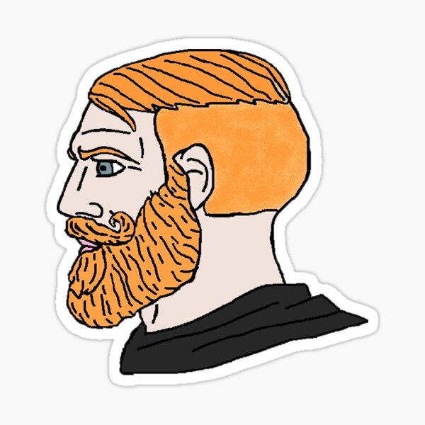 Gamer Chad Stickers Redbubble - ginger cafe v1 roblox