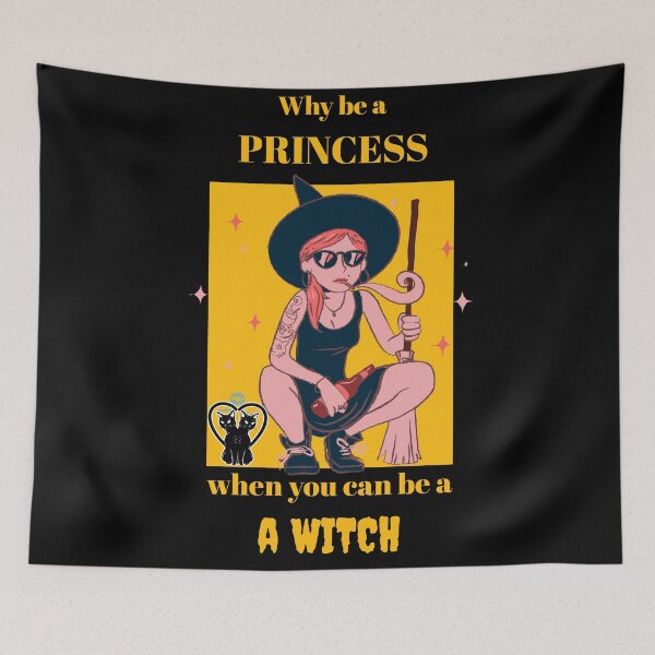 Item preview, Halloween Style Why be a Princess When You Can be a Witch designed and sold by MimsTees.