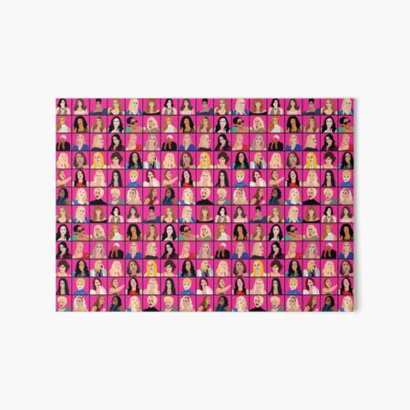 Real Housewives All Stars Art Board Print