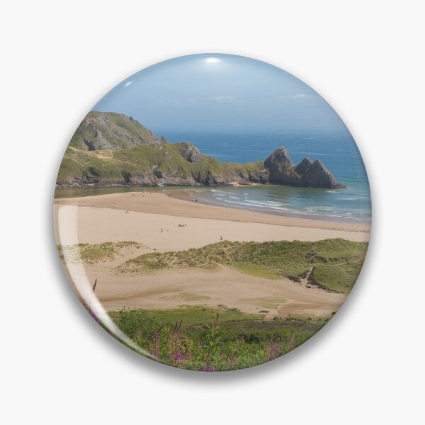 Item preview, Three Cliffs Bay the Gower Wales UK designed and sold by acceleratorhams.