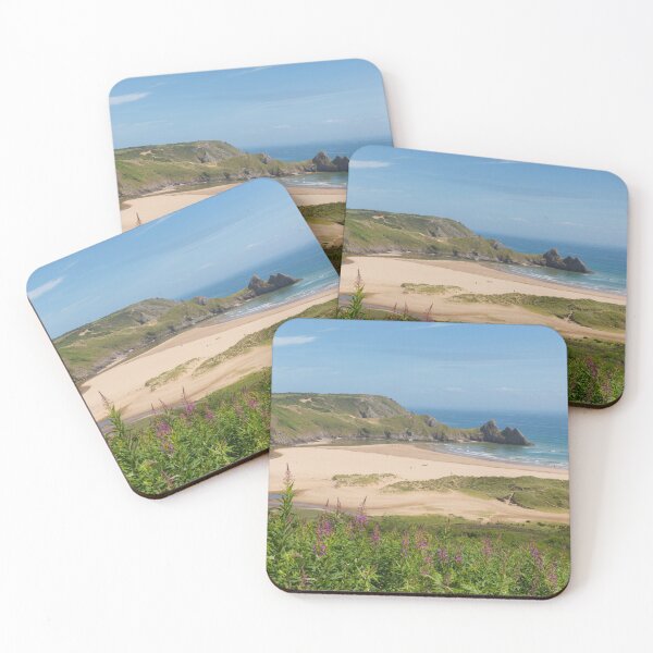 Item preview, Three Cliffs Bay the Gower Wales UK designed and sold by acceleratorhams.