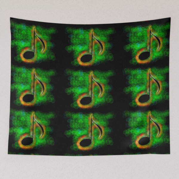Item preview, Musical note surrounded by soap bubbles designed and sold by BV-creas.