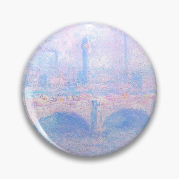 Item preview, monet bridge painting pink designed and sold by SFTStudio.