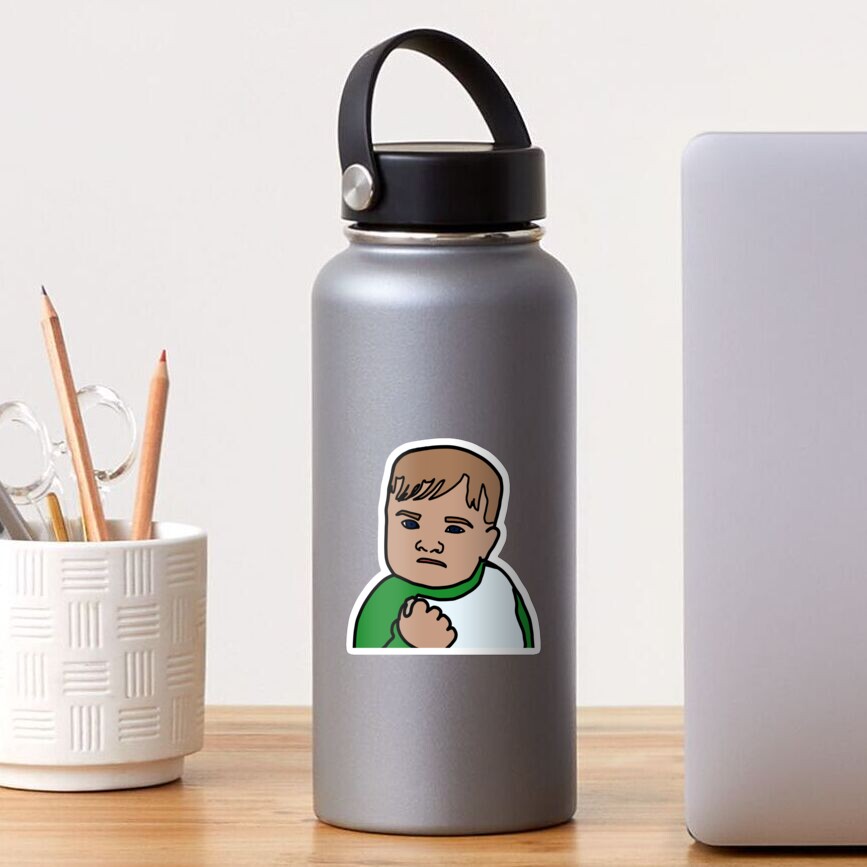 "Angry baby fist meme merchandise" Sticker by Randomstickers0 | Redbubble