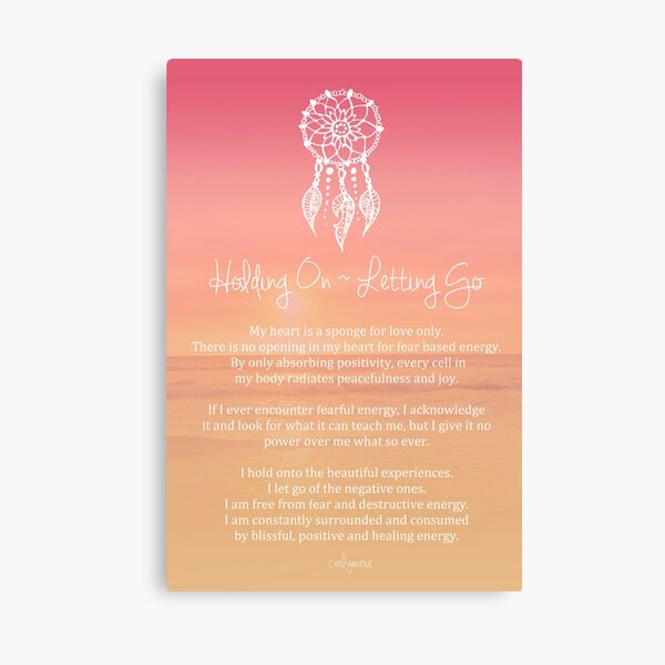Item preview, Affirmation - Holding On ~ Letting Go designed and sold by CarlyMarie.