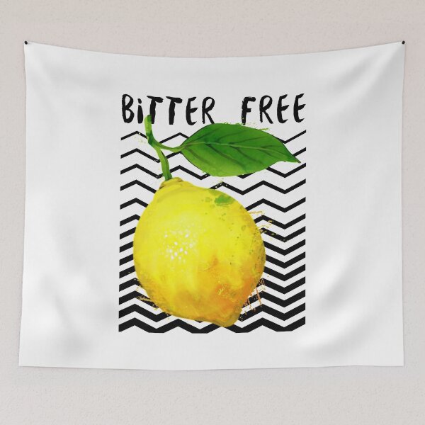 Item preview, Yellow Lemon Sweet Life Bitter Free designed and sold by SobaWaveStudio.