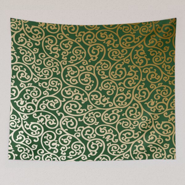 Item preview, Art and craft Morris arabesque design on a green background designed and sold by Blacklinesw9.