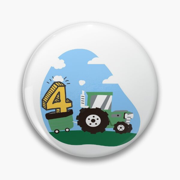 Item preview, 4th birthday tractor outfit for boys and farmers designed and sold by Alpmedia.