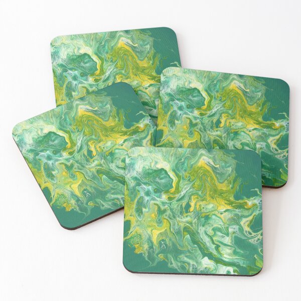 Item preview, Fluid Art Green, Yellow and White designed and sold by Cleave.